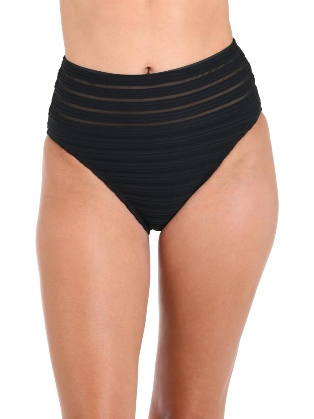 V-Front High Waist Swim Bottoms - Stylish, Flattering, Perfect for Summer Fun